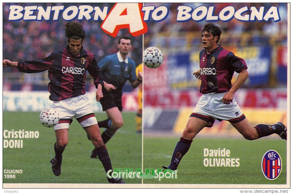 Bologna F.C. 1996 Cristiano Doni E Davide Olivares - Sportsmen