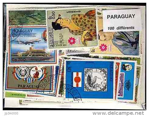 PARAGUAY, Lot De 100 Timbres Tous Differents Neufs Et Oblitérés. Satisfaction Assurée - Paraguay