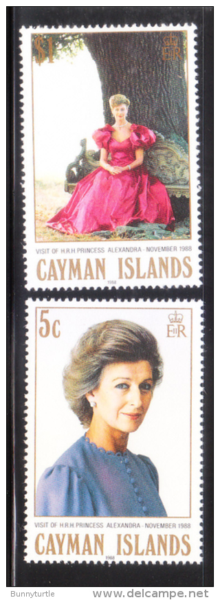 Cayman Islands 1988 Visit Of Princess Alexandra MNH - Cayman Islands