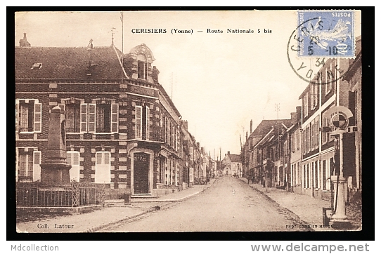 89 CERISIERS / Route Nationale / - Cerisiers