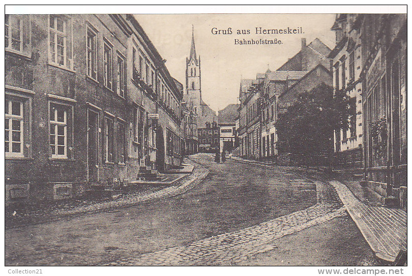 GRUSS AUS HERMESKEIL ... BAHNHOFSTRASSE - Hermeskeil