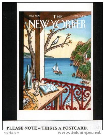 Postcard ~ The New Yorker Cover For April 18th 2011 - Illus By Jacques De Loustal - New - Sonstige & Ohne Zuordnung