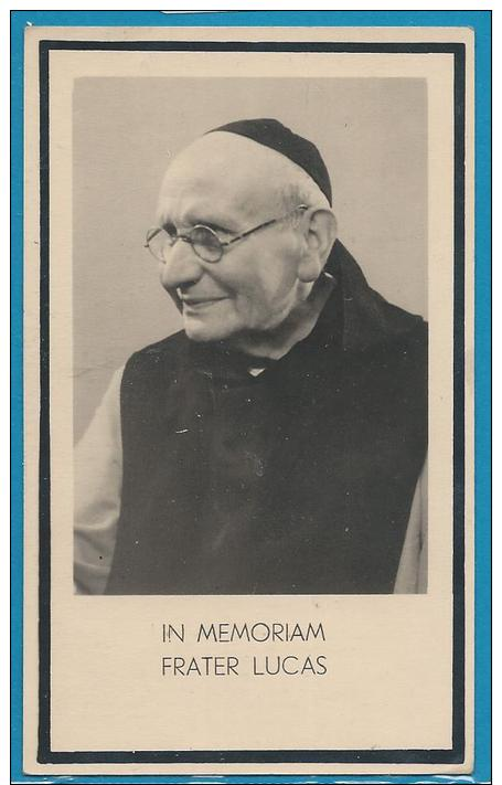 Doodsprentje Van E. Pater Maria Lucas - Schiedam - Steijl - 1867 - 1944 - Religion & Esotérisme