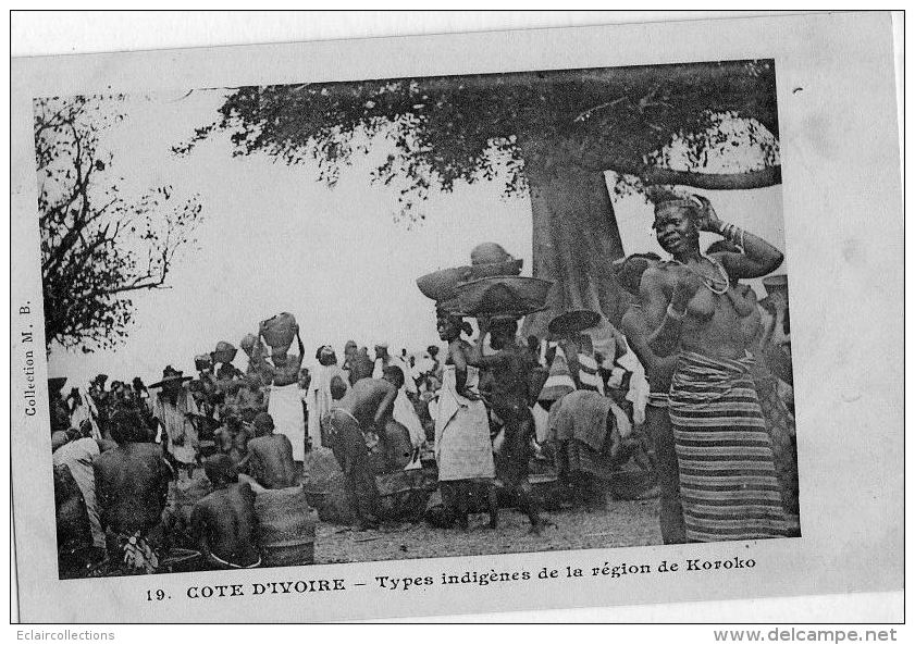 Afrique  Côte D'Ivoire   Types Indigènes De La Région De  Koroko - Ivory Coast