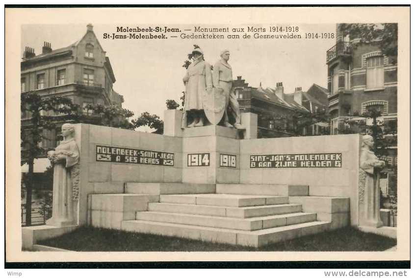 Molenbeek - Monument Aux Morts 1914-1918 - Molenbeek-St-Jean - St-Jans-Molenbeek