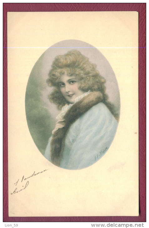 131980 / M. MUNK , M.M. VIENNE Nr. 2210 / Austria Illustrator Raimund Ritter Wichera -  Portrait Of A Beautiful Woman - Wichera