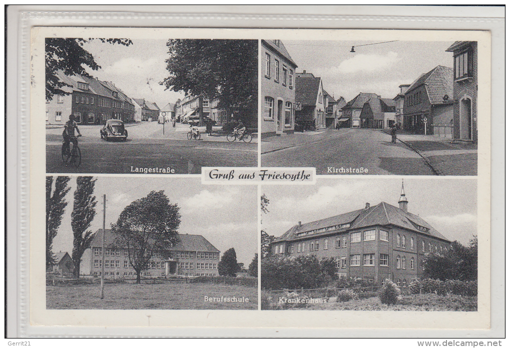 2908 FRIESOYTHE, Mehrbildkarte, 1958 - Cloppenburg