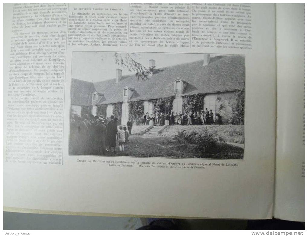 L' ILLUSTRATION 19 oct. 1929: Henri De Latouche ; Le nouveau Géant des Airs ; Congrés de la presse LATINE.........