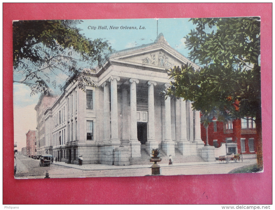 New Orleans,LA--City Hall--cancel 1911--PJ212 - Autres & Non Classés