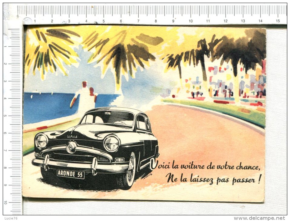 ARONDE Surbaissée  55  -   Carte Double -  Essai Gratuit  - O Fortuné Séjour.... - Plaques En Carton