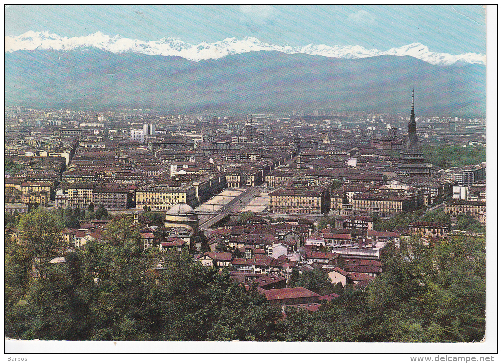 Italie  ; Torino ; Panorame ; Pre-paid Postcard - Multi-vues, Vues Panoramiques