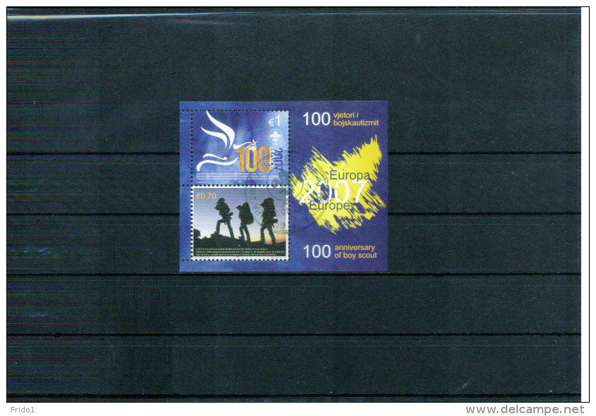 Kosovo 2007 Europa Cept  Block Sauber Gestempelt / Fine Used - 2007