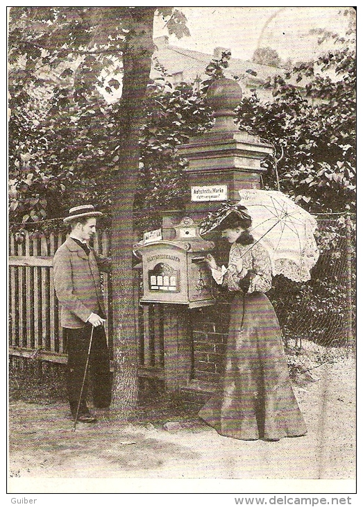 Allemagne Aufschrift Marke Postbriefkasten Boite Aux Lettres Postée D'ohey 1904 Vers Sorée - Poste & Facteurs