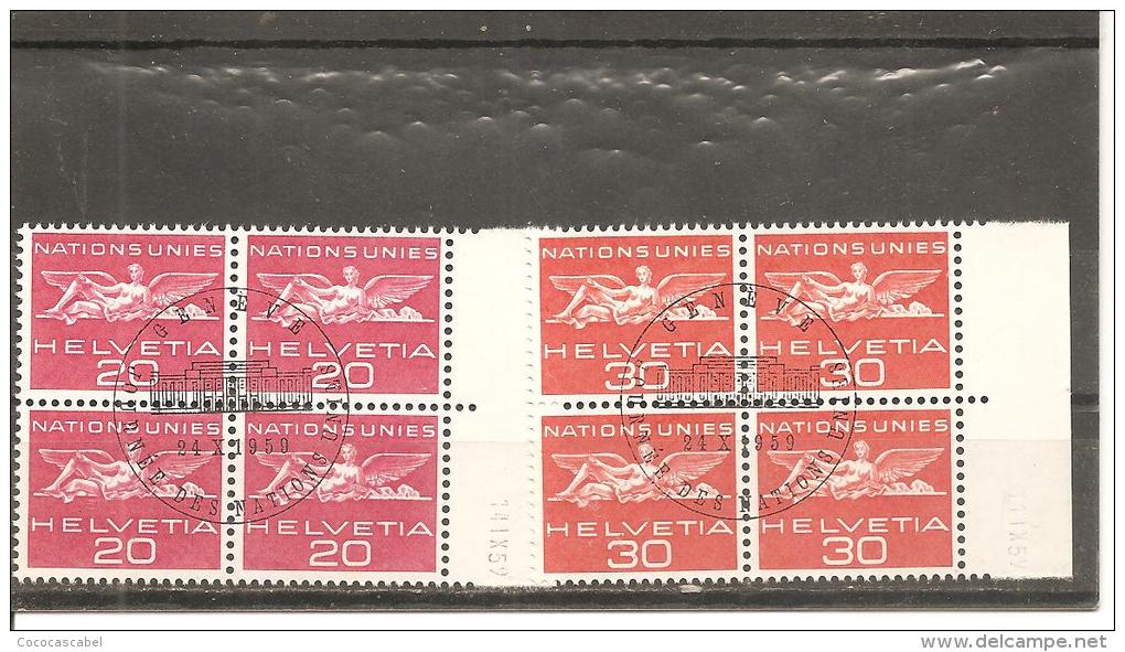 Suiza-Switzerland Nº Yvert Servicio 405-06 X4 (usado) (o) - Service