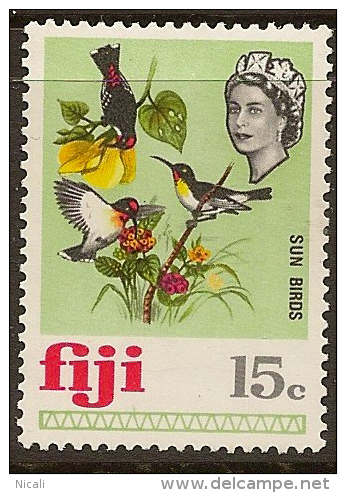 FIJI 1969 15c Honeyeater Birds SG 400 HM YY674 - Fiji (...-1970)