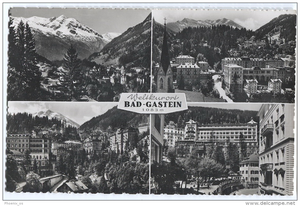 Austria - BAD GASTEIN, Thermalbad, Tauernbahn, 1956. - Bad Gastein