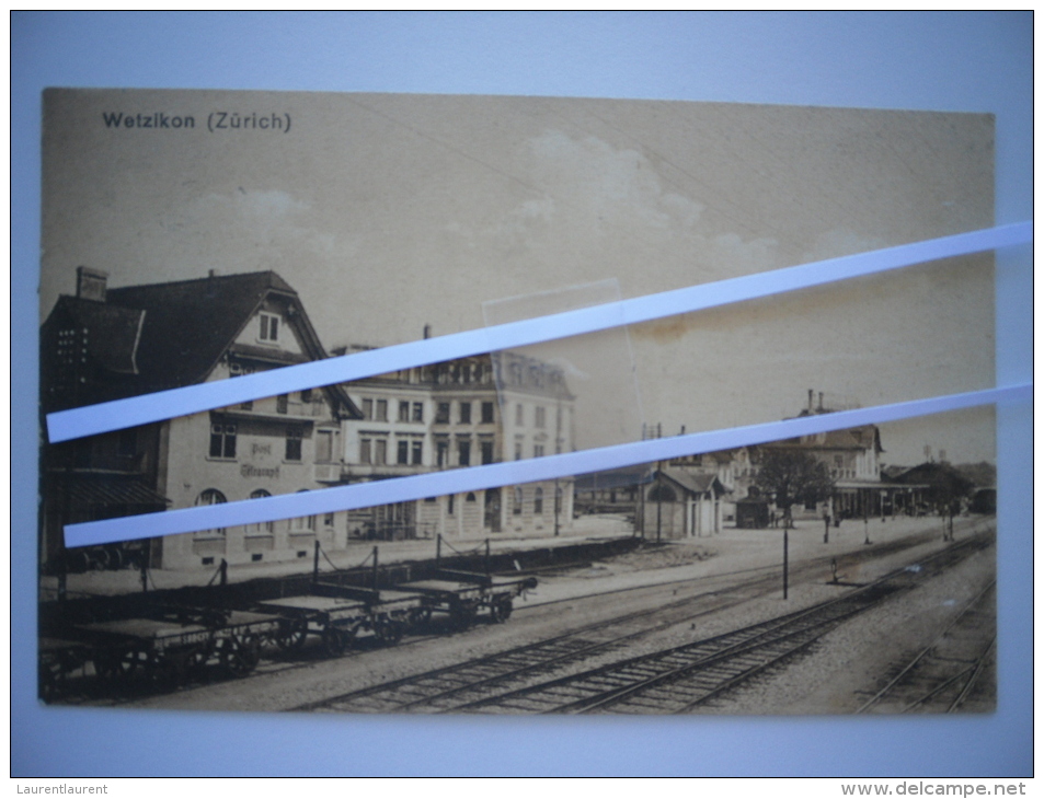 WETZIKON _ Gare 1913 - Wetzikon