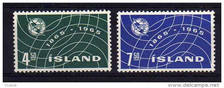 Iceland - 1965 - ITU Centenary - MH - Ongebruikt