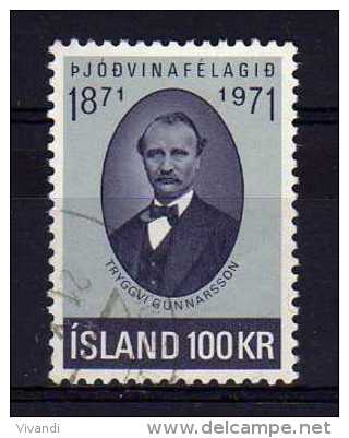 Iceland - 1971 - Centenary Of Icelandic Patriotic Society - Used - Oblitérés