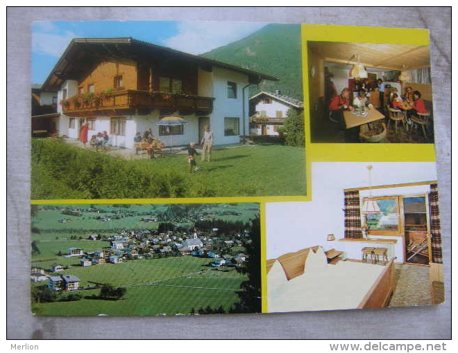 Austria - Tirol - Ried Im Zillertal - Gästehaus  Eberharter  Advertising Card  D107746 - Zillertal