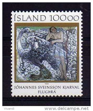 Iceland - 1985 - Kjarval Birth Centenary - MNH - Unused Stamps