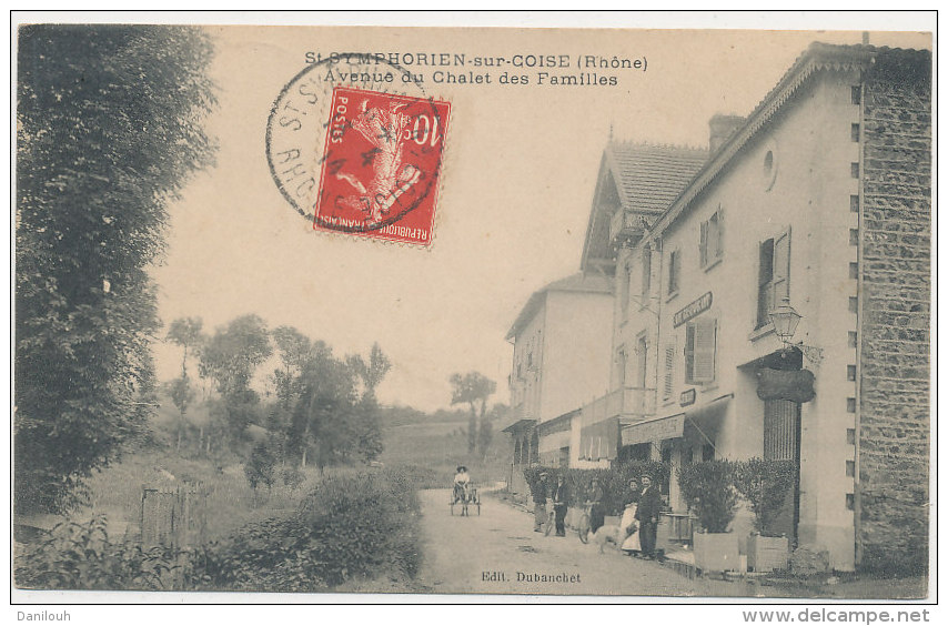 69 // SAINT SYMPHORIEN SUR COISE  Avenue Du Chalet Des Familles   ANIMEE   Edit Dubanchet - Saint-Symphorien-sur-Coise