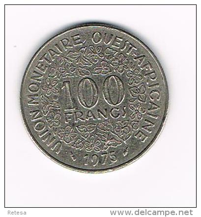 - WEST AFRICAN STATES  100 FRANCS  1975 - Centrafricaine (République)