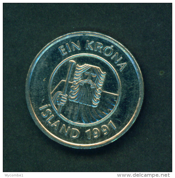 ICELAND - 1991 1k Circ. - Iceland