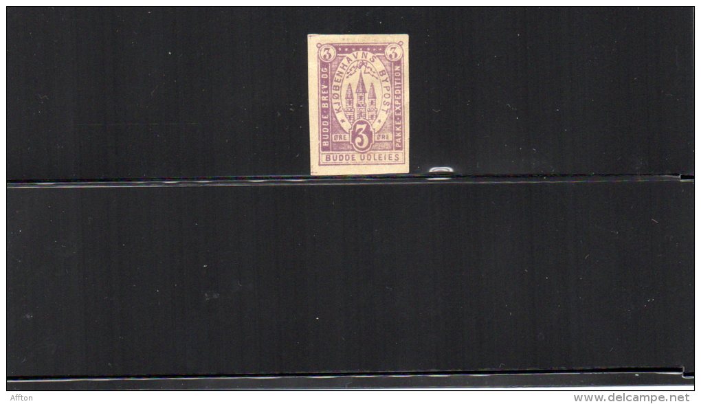 Copenhagen Bypost Old Stamp - Emissions Locales