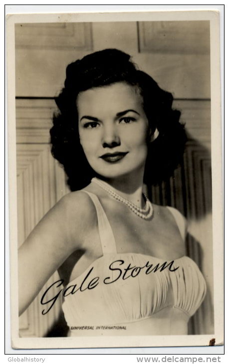 REAL PHOTO PC - GALE STORM - Acteurs