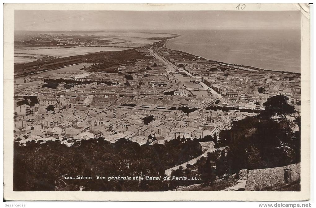 SÈTE, VUE GÉNÉRALE ET  LE CANAL DE PARIS - LL - Sete (Cette)