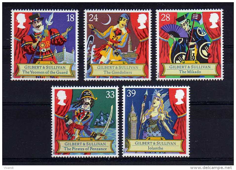 Great Britain - 1992 - 150th Anniversary Sir Arthur Sullivan´s Birth - MNH - Neufs