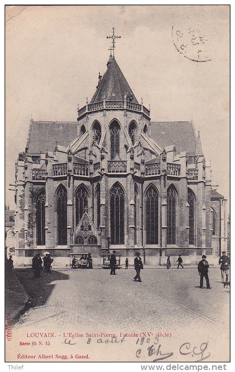 Louvain 273: L'Eglise Saint-Pierre, L'abside 1903 - Leuven