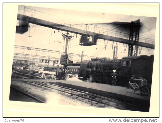 TEN GARE DU MANS 141P201 EN TETE DE L EXPRESS 501 26.7.1953 SNCF  CHEMIN DE FER VOIE RAIL SNCF - Treni