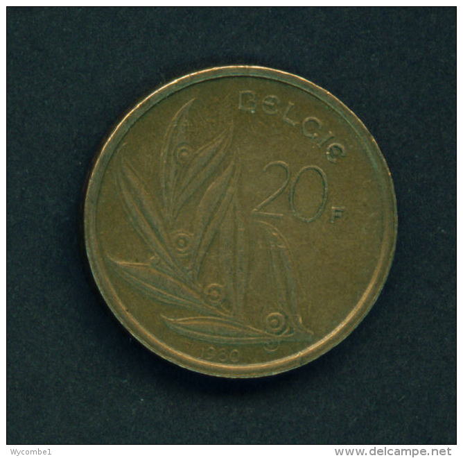 BELGIUM - 1980 20f Circ. - 20 Francs