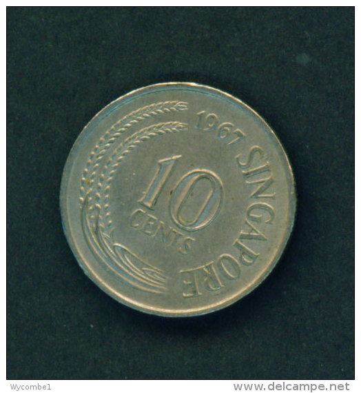 SINGAPORE - 1967 10c Circ. - Singapour