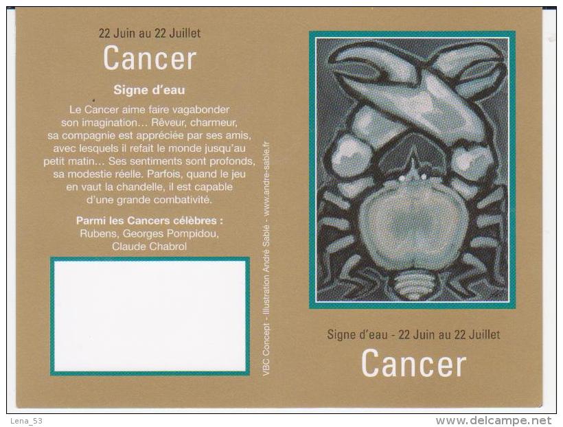 Calendrier De Poche Cancer - Année 2012 - Formato Piccolo : 2001-...