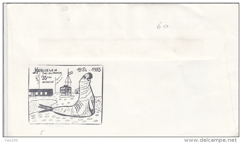 ANTARKTIK EXPLORERS, BASE, SHIP, COVER FDC, 1985, FRANCE - Explorateurs