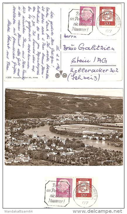 AK 3126 Säckingen -3. 6. 62 - 16 67 LUDWIGSHAFEN AM RHEIN 1 Xe - Bad Saeckingen