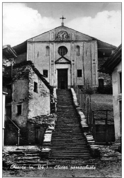 CHIAVES  CHIESA  PARROCCHIALE  FOTOGRAFICA   PANORAMICA - Churches