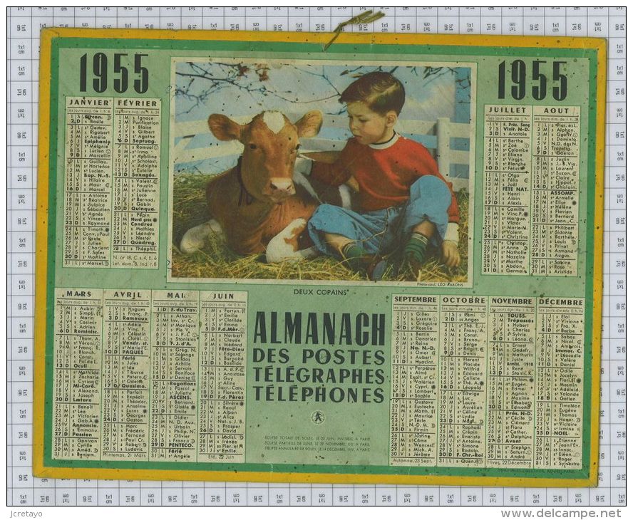 Almanach Des Postes Et Télégraphes De  1955, Dept Seine Et Marne 77 - Big : 1941-60
