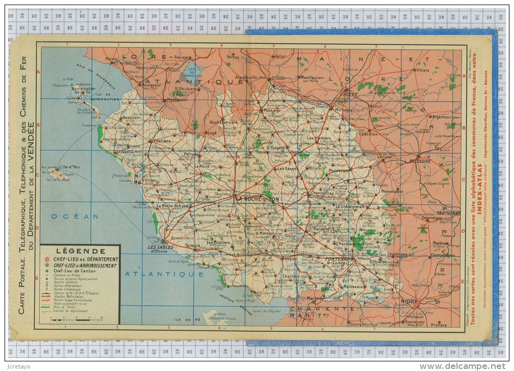 Almanach Des PTT De  1967, Dept Vendée 85 - Big : 1961-70