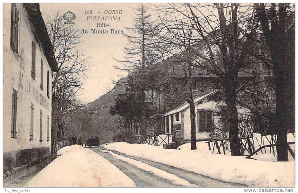 20 - Vizzavona - Hotel Du Monte Dore (neige) - Autres & Non Classés