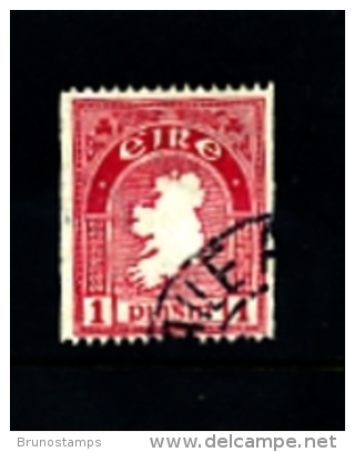 IRELAND/EIRE - 1934  1 D. CARMINE  Perf 15 X IMPERF  FINE USED - Used Stamps