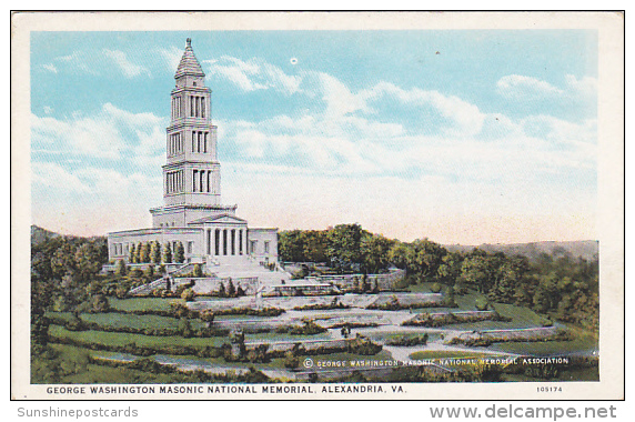 George Washington Masonic National Memorial Alexandria Virginia - Alexandria