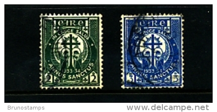 IRELAND/EIRE - 1933  HOLY YEAR  SET  FINE USED - Gebraucht