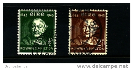 IRELAND/EIRE - 1943  DISCOVERY  OF  QUATERNIONS  SET  FINE USED - Oblitérés