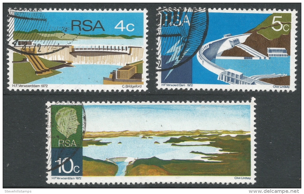 South Africa. 1972 Opening Of Hendrik Verwoerd Dam. Used Complete Set - Gebraucht