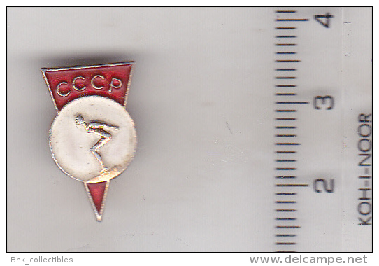USSR Russia Old Sport Pin Badge - Swimming - Zwemmen