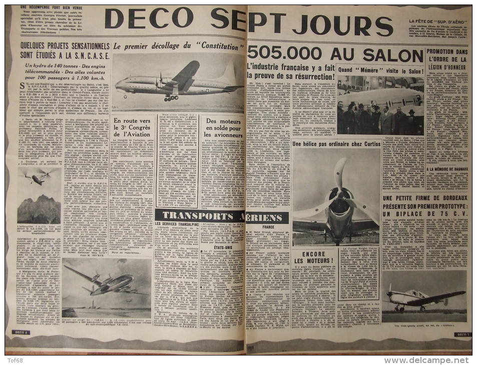 Revue Décollage N°38 Décembre 1946 Aviation - 1900 - 1949